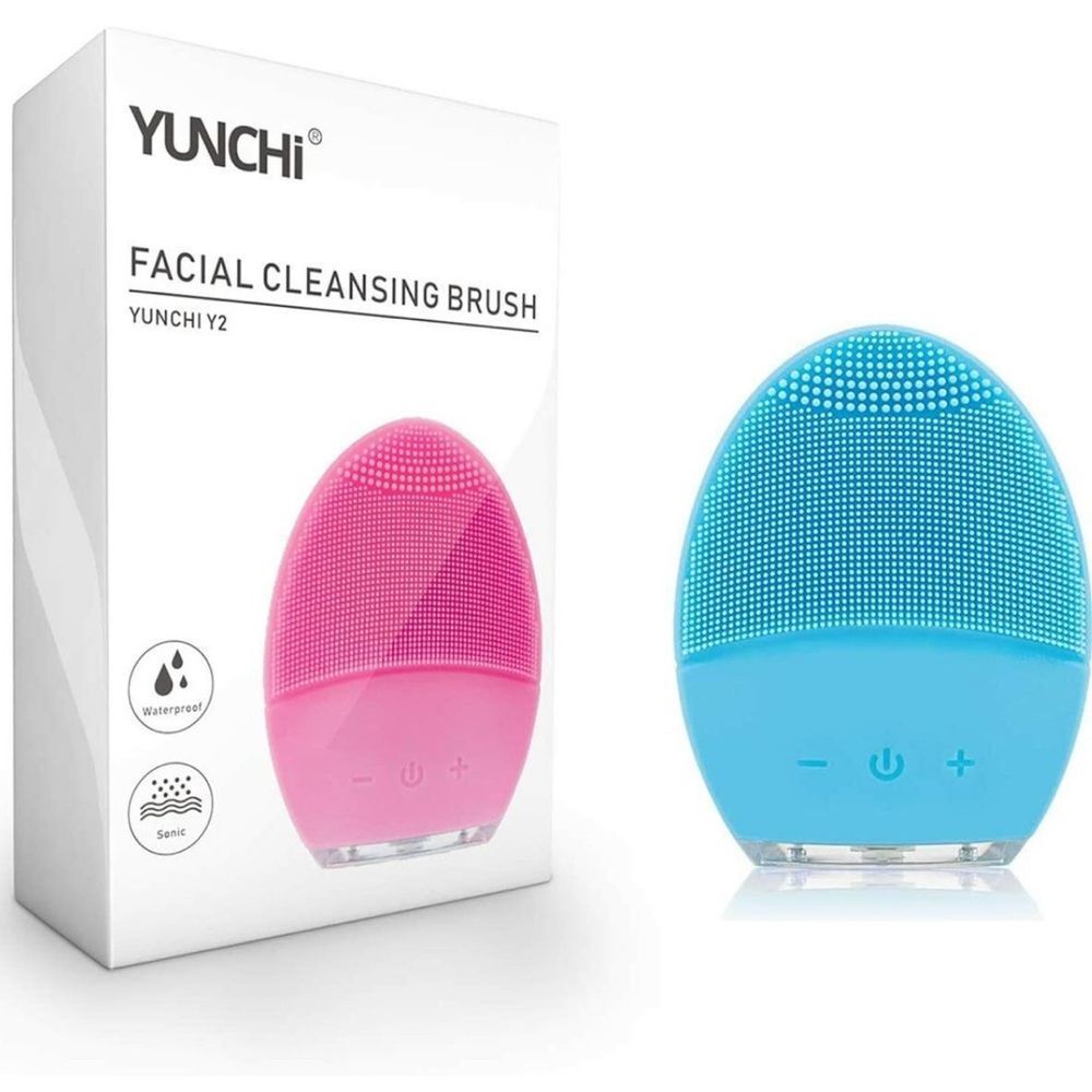 Sonic Facial Cleansing Brush - Pink and Blue